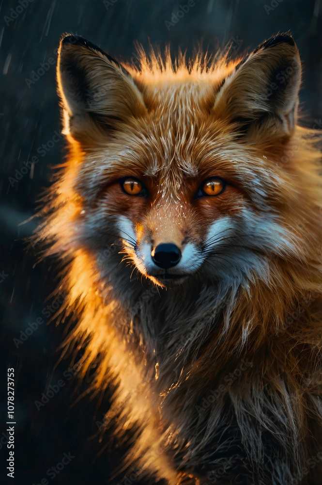 red fox in the woods red fox in the woods