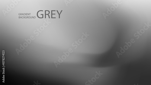 Abstract gradient black background. Clouds Storm. Grainy texture. Curve lines surface. Design for Template, Banner, Brochure. 