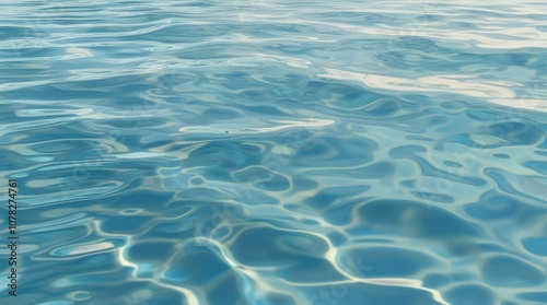 The texture of the water surface is smooth, with soft ripples and subtle light reflection