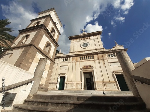 CHIESA DI SANTA MARIA ASSUNTA,POSITANO,COSTIERA AMALFITANA,ITALIA,10 NOVEMBRE 2024.