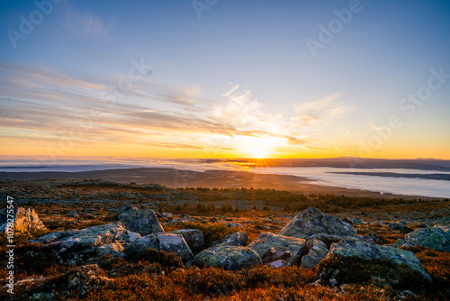 Landscape in Hafjell, Norway photo