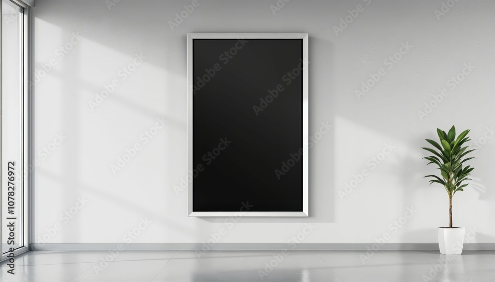 Modern Messaging: Minimalist Digital Advertising Display Modern Messaging: Minimalist Digital Advertising Display