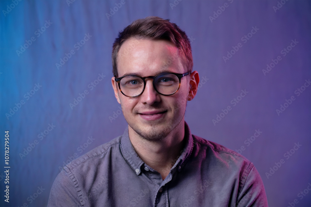 employee portrait gradient background employee portrait gradient background