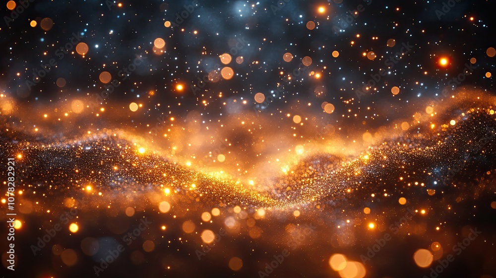 glowing particles abstract stardust background 3d rendering glowing particles abstract stardust background 3d rendering