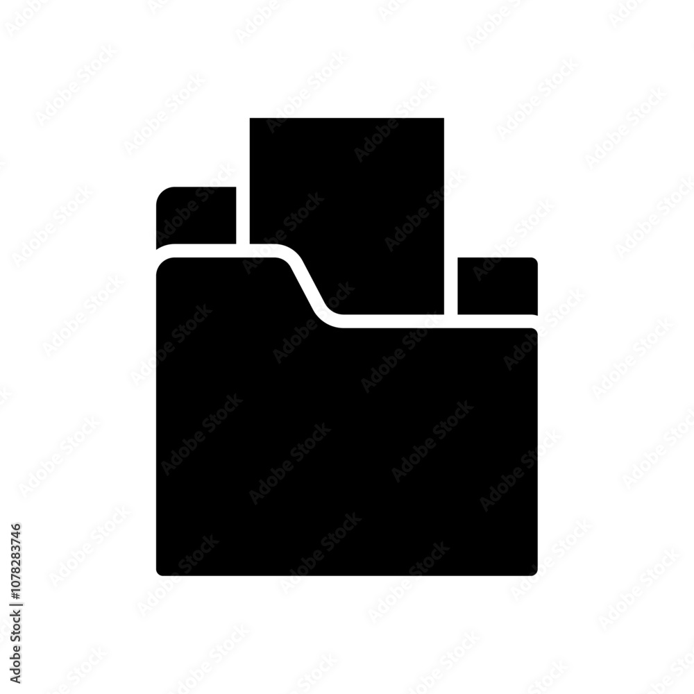 Store files icon Flat simple outline set Store files icon Flat simple outline set