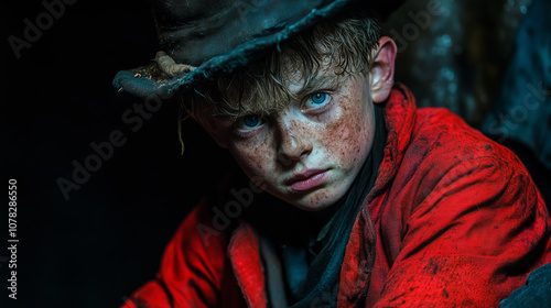 The artful dodger, a fictional character from the 1838 victorian novel Oliver Twist by English novelist Charles dickens photo