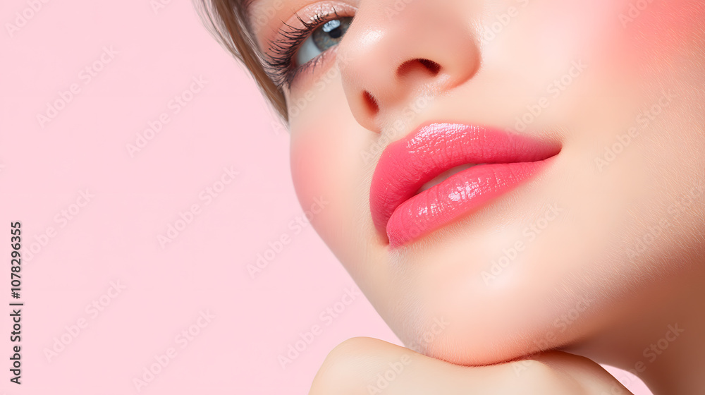 Elegant High-Fashion Beauty Portraits with Radiant Skin, Glamorous Makeup, and Luxurious Skincare Glow. Elegant High-Fashion Beauty Portraits with Radiant Skin, Glamorous Makeup, and Luxurious Skincare Glow.