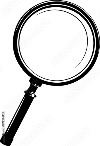 Magnifying Glass Icon Illustration