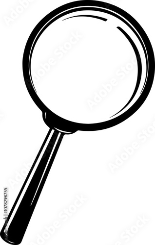 Magnifying Glass Icon Illustration