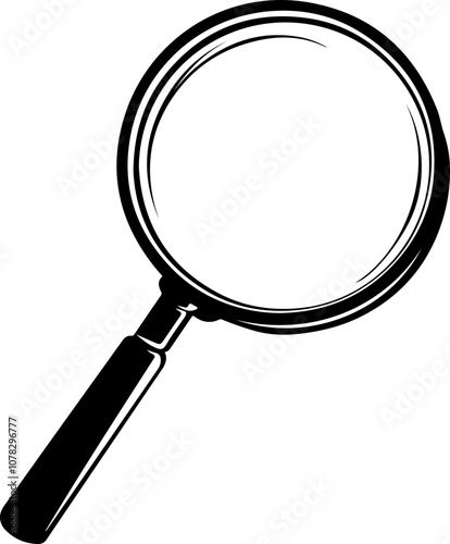 Magnifying Glass Icon Illustration