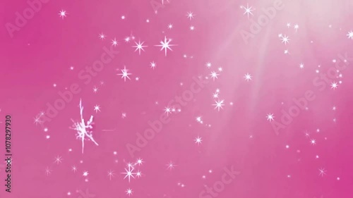 pink background with stars