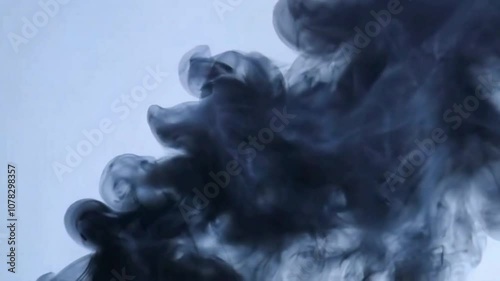 A thick, dark smoke begins at the bottom of the screen, slowly creeping upwards in rolling waves