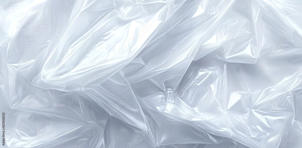 White plastic bag texture, transparent and soft plastic film material, white background
White plastic bag texture, transparent and soft plastic film material, white background