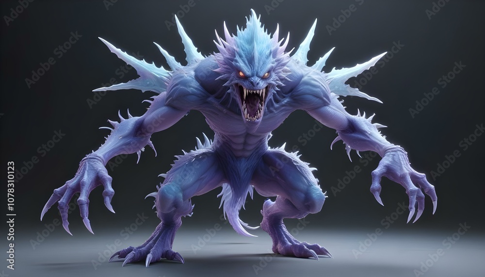 Monstruos y criaturas de juego de fantasía