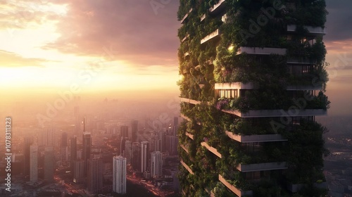 Lush Vertical Garden Adorni...