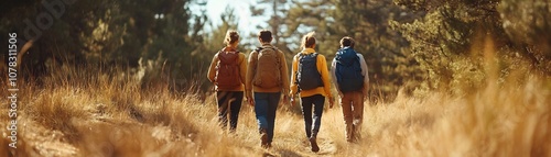 Friends Embracing Outdoor A...