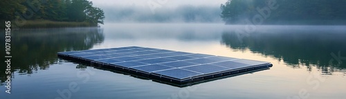Floating Solar Panels on Tr...