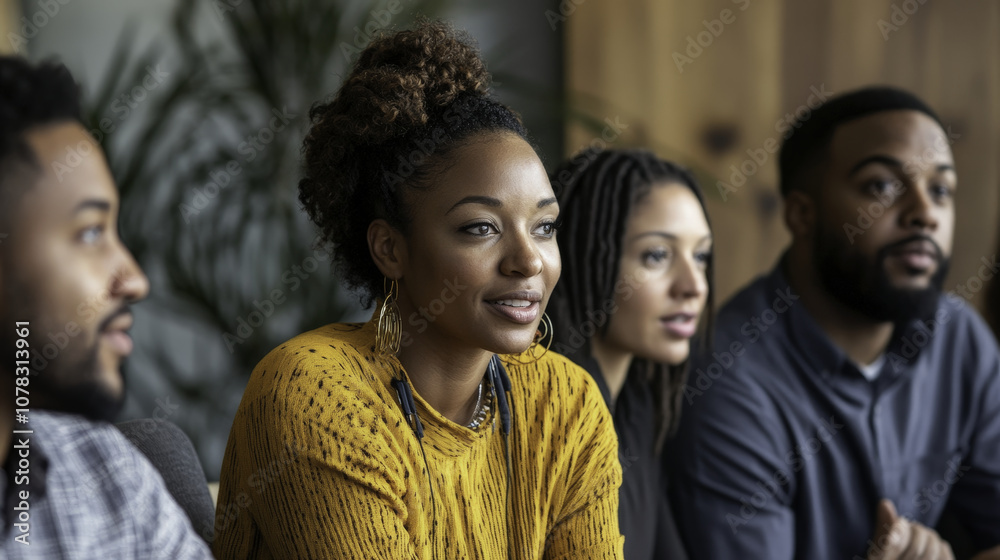 Diversity, Equality: diverse team of leaders engaged in discussion in boardroom