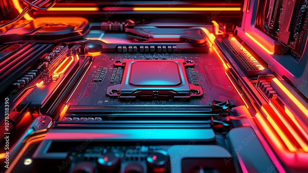 Obraz premium Abstract Blue Glass Texture