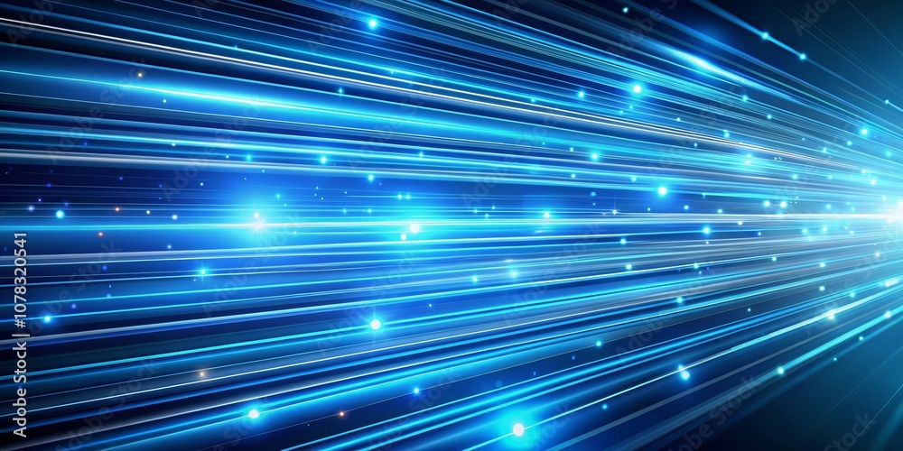 Abstract Blue Lines with Glowing Lights A Futuristic Vision of Speed and Energy Abstract Blue Lines with Glowing Lights A Futuristic Vision of Speed and Energy