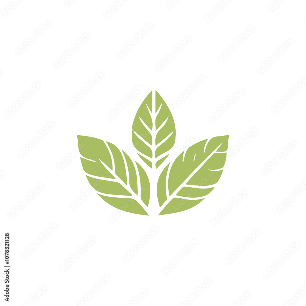 Naklejka premium Leaf Logo