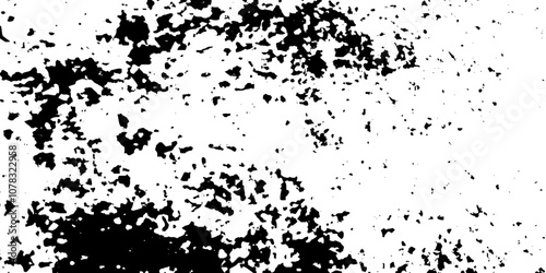 Wallpaper Mural Dirt messy splash overlay and Black and white Dust overlay distress grungy effect paint. Black and white grunge seamless texture. Dust and scratches grain texture on white and black background. Torontodigital.ca