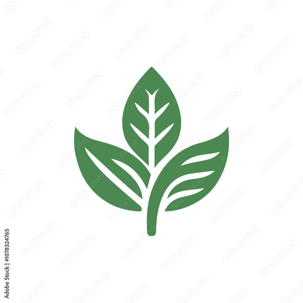 Naklejka premium Leaf Logo