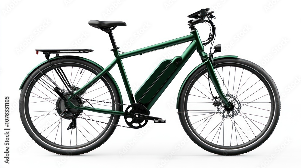 Green Electric Bicycle Green Electric Bicycle