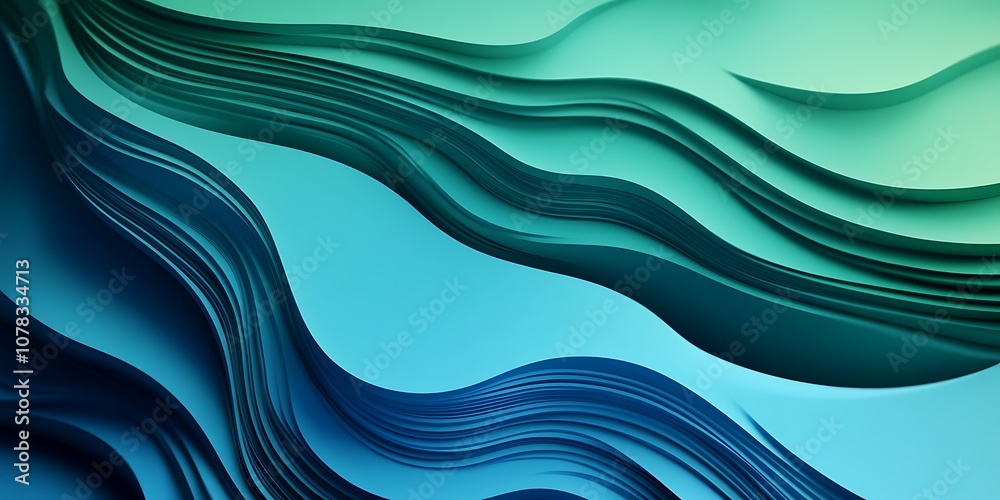 Smooth gradient transition from blue to green Smooth gradient transition from blue to green