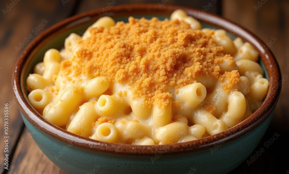 Delicious creamy macaroni and cheese dish Delicious creamy macaroni and cheese dish