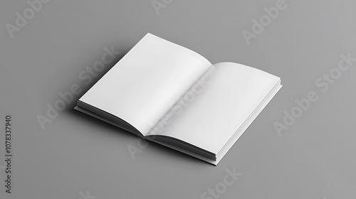 Open Book Mockup with Coffee Cup and Plant