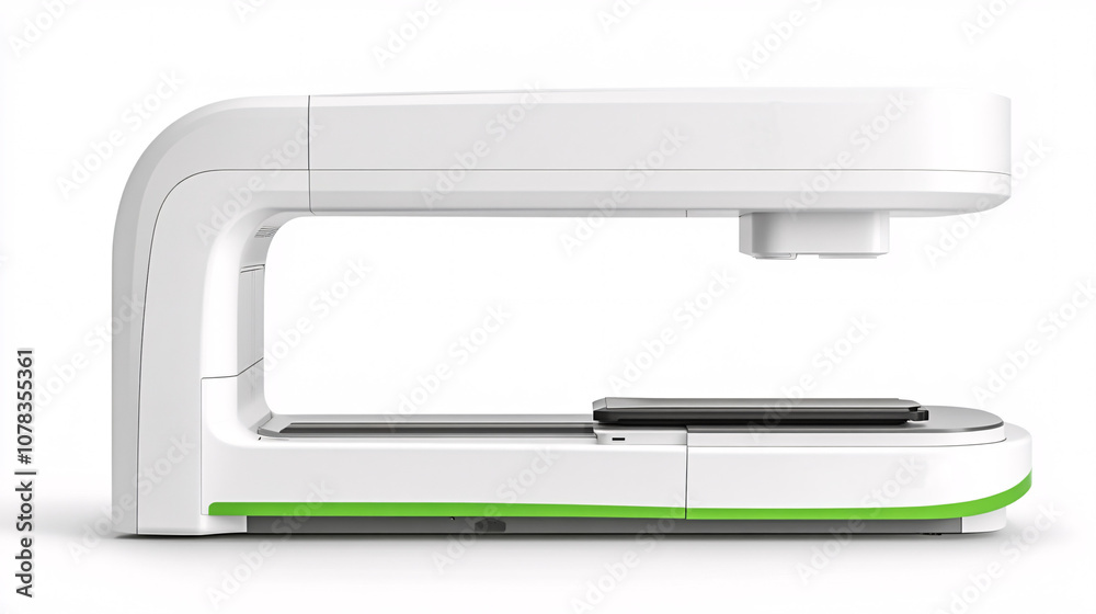 A sleek, modern device designed for precise cutting, featuring a minimalist white design with a touch of green detail. A sleek, modern device designed for precise cutting, featuring a minimalist white design with a touch of green detail.