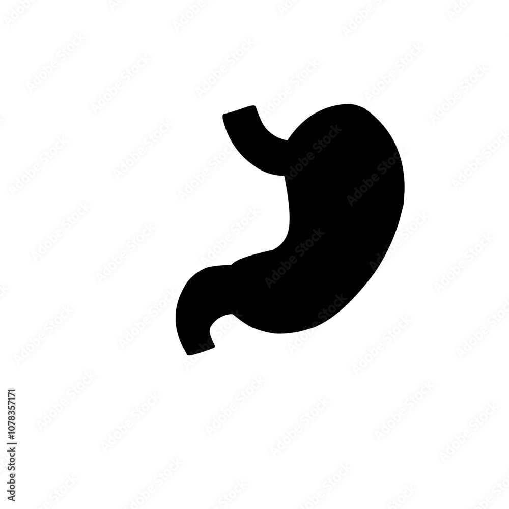 Stomach Silhouette icon Stomach Silhouette icon