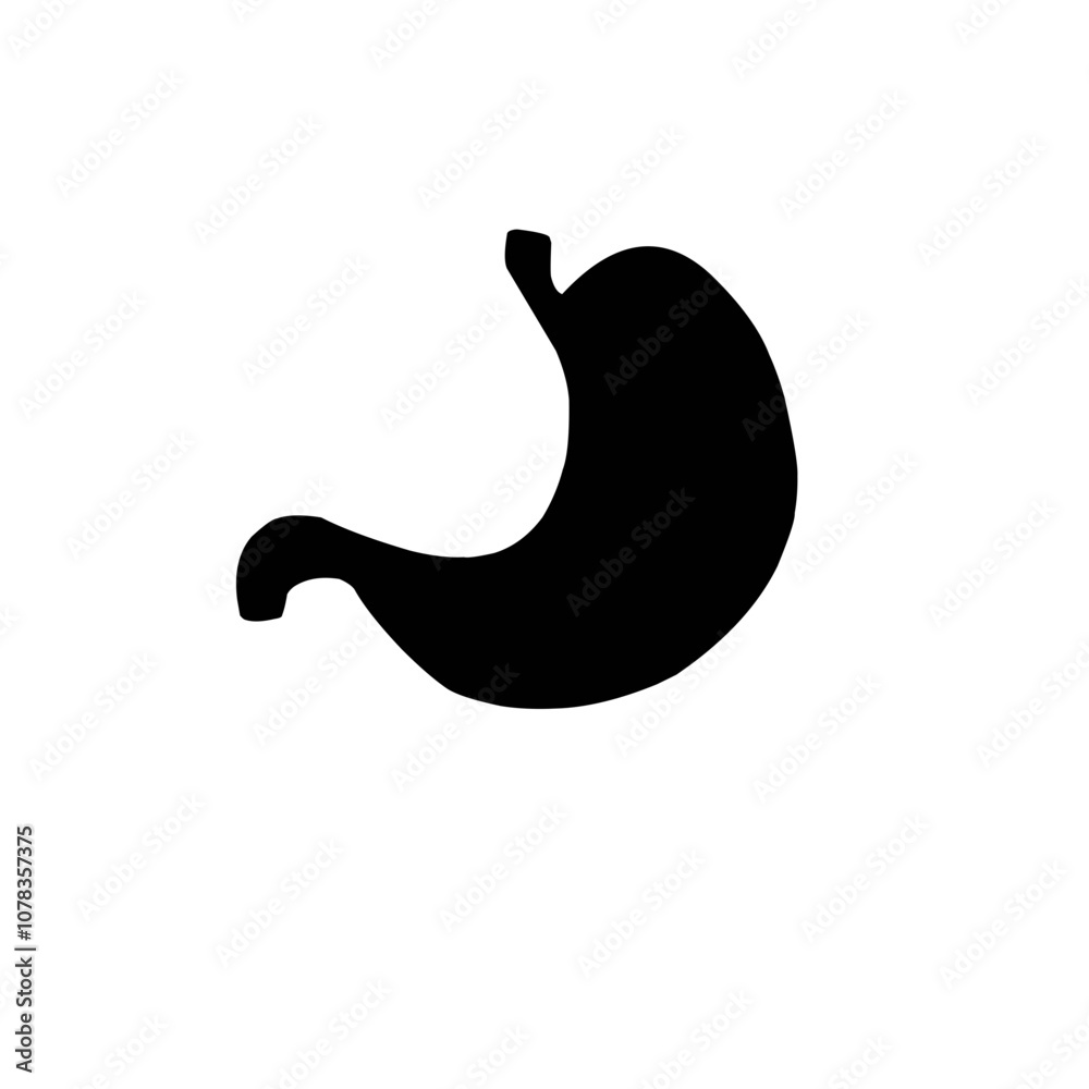 Stomach Silhouette icon Stomach Silhouette icon