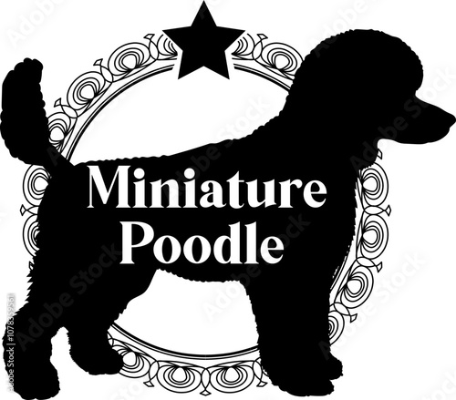 Miniature Poodle dog silhouette, dog, dog breeds, logo, vector, silhouette, logo design, animal, illustration, icon, sign, design, black, symbol, pet
