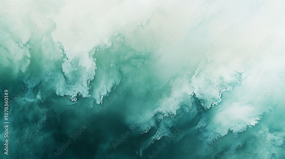 Soft green watercolor wash with smooth texture, perfect for backgrounds Soft green watercolor wash with smooth texture, perfect for backgrounds