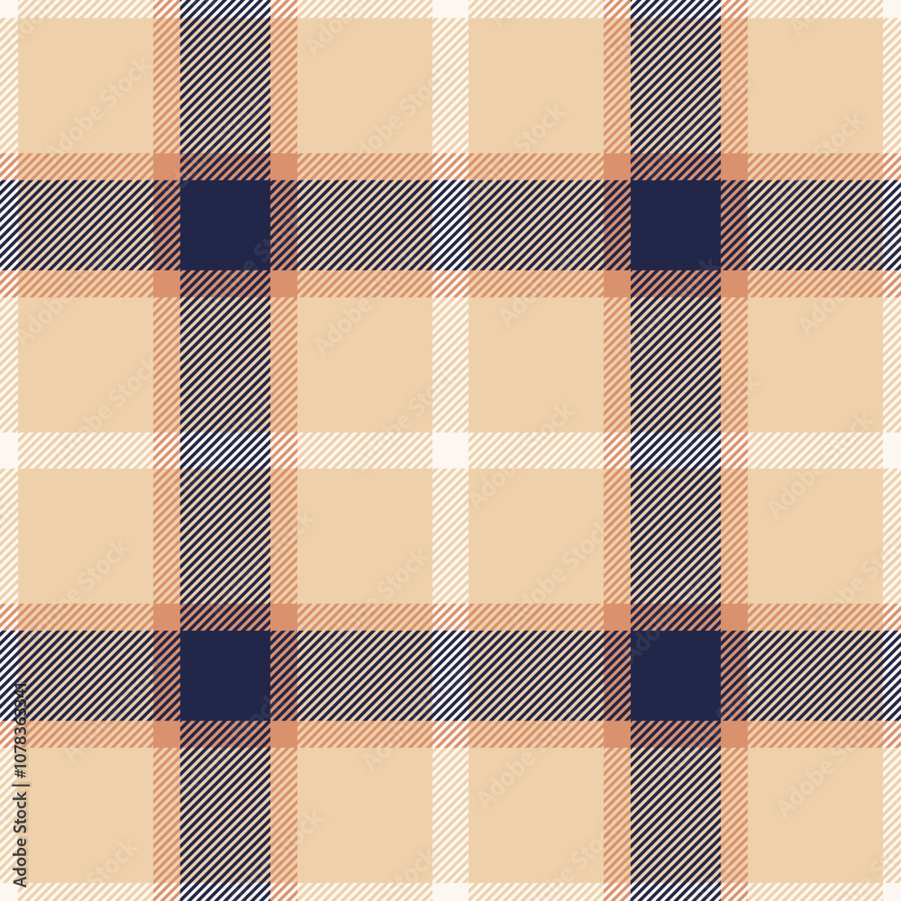 Plaid seamless pattern. Check fabric texture. Vector textile print. Plaid seamless pattern. Check fabric texture. Vector textile print.