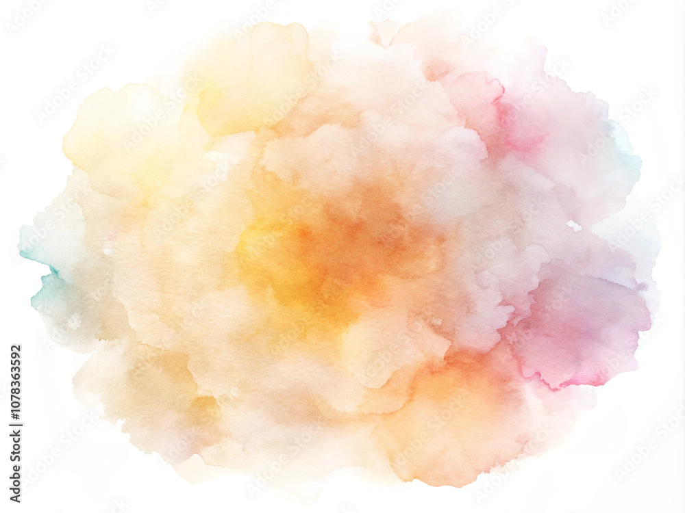 Fototapeta premium Pastel abstract watercolor background