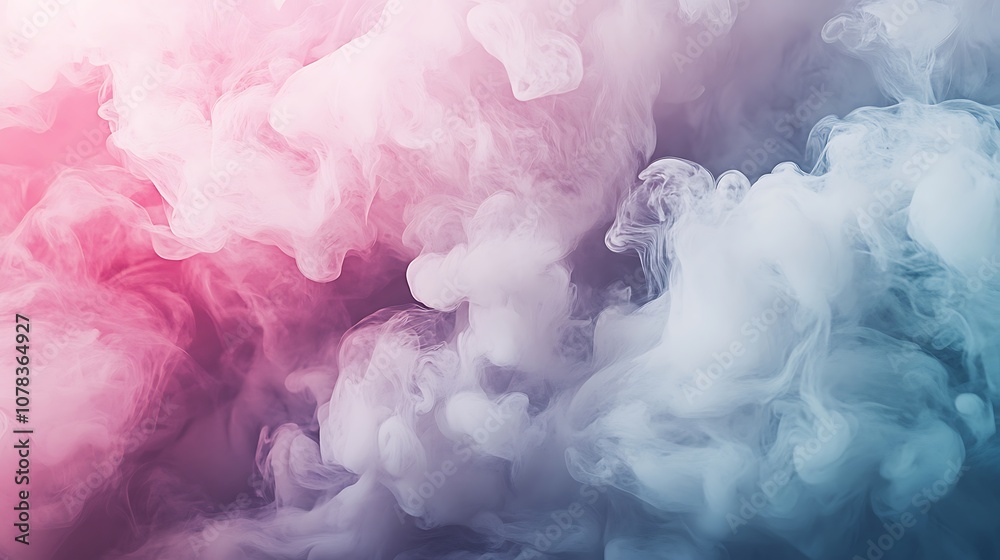 Fototapeta premium Soft gray and pink gradient for calming background art