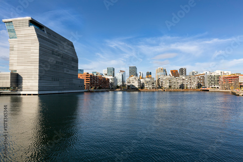 Canvas Print The beautiful skyline of Oslo