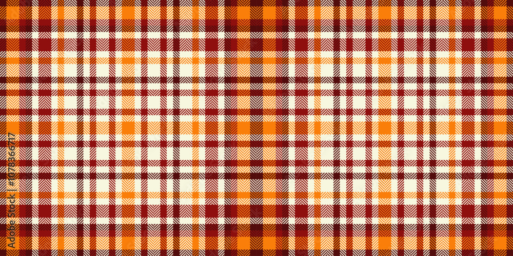 Content fabric textile texture, artistic tartan check pattern. Classic vector seamless background plaid in red and beige colors. Content fabric textile texture, artistic tartan check pattern. Classic vector seamless background plaid in red and beige colors.