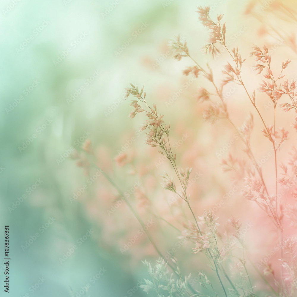 Naklejka premium Soft-focus background with gentle blurred textures