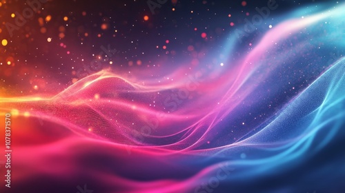 3d rendered abstract purple wavy background