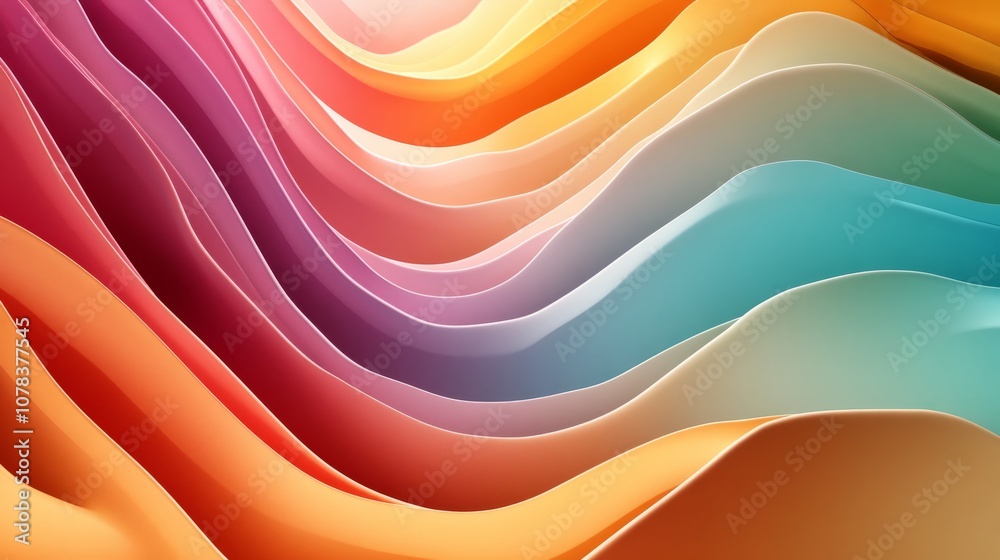 3d rendered abstract holographic colored background with waves 3d rendered abstract holographic colored background with waves