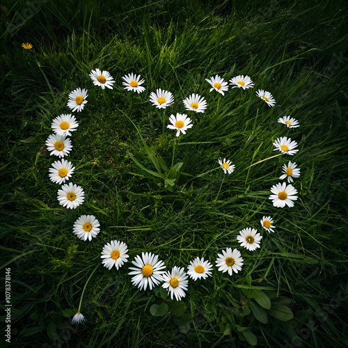 circle from daisies