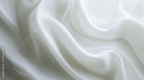 3d wavy white smooth and wavy background