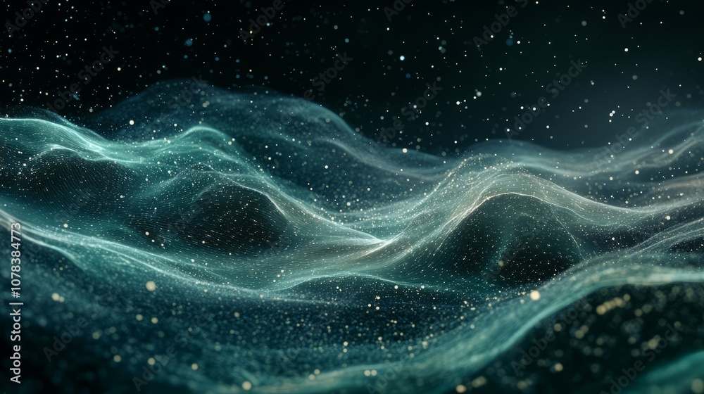 3d rendered abstract wavy lightining background 3d rendered abstract wavy lightining background