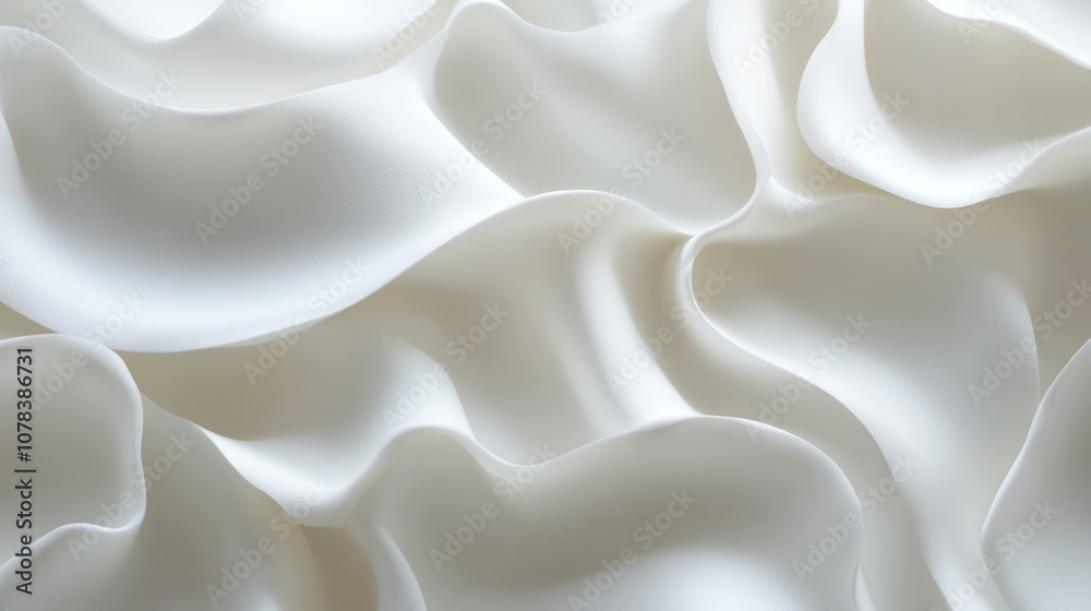 3d wavy abstract white background 3d wavy abstract white background