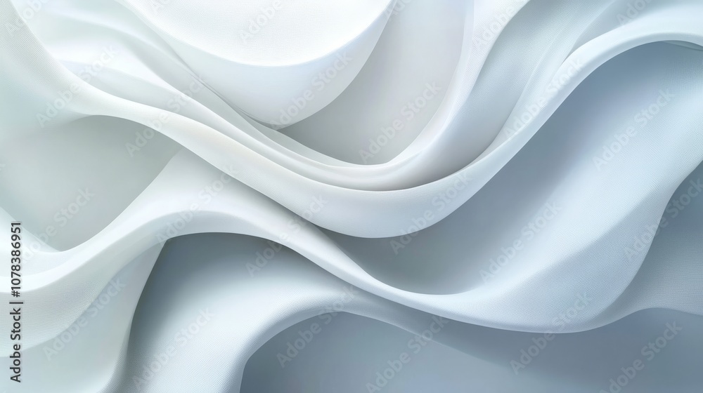 3d wavy abstract white background 3d wavy abstract white background