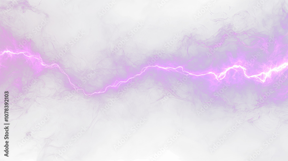 Obraz premium Abstract background - purple lightning shape. Black spotlight smoke stage entertainment background. hyper realistic